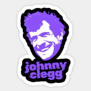 Johnny clegg ||| 70s retro Sticker